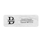 Business Logo Custom Return Address Label ラベル (正面)