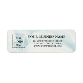Business Logo Custom Return Address Label ラベル