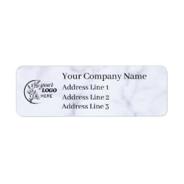 Business Logo Custom Return Address Label ラベル