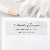 Business Logo Custom Return Address Label ラベル (インサイチュ)
