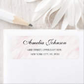 Business Logo Custom Return Address Label ラベル (インサイチュ)