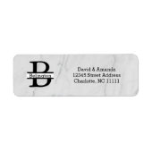 Business Logo Custom Return Address Label ラベル (正面)