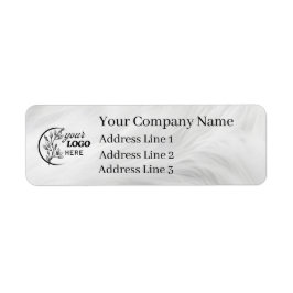 Business Logo Custom Return Address Label ラベル