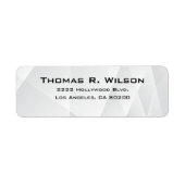 Business Logo Custom Return Address Label ラベル (正面)