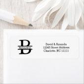 Business Logo Custom Return Address Label ラベル (インサイチュ)