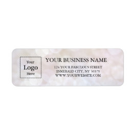 Business Logo Custom Return Address Label ラベル