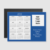 Business Logo Customer Annovation 2022カレンダー マグネット招待状 (正面/裏面)