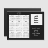 Business Logo Customer Annovation 2022カレンダー マグネット招待状 (正面/裏面)
