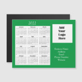 Business Logo Customer Annovation 2022カレンダー マグネット招待状 (正面/裏面)