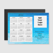 Business Logo Customer Annovation 2022カレンダー マグネット招待状 (正面/裏面)