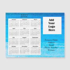 Business Logo Customer Annovation 2022カレンダー マグネット招待状