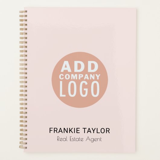 Business Logo Employee Real Estate Agent 2026 プランナー手帳 (正面)