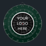 Business Logo Green Company Promotional Modern ダーツボード<br><div class="desc">Business logo, green, company, modern, branding, promotional, elegant, dartboard.</div>
