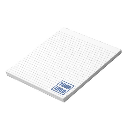 Business Logo Lined Notepad ノートパッド (回転)