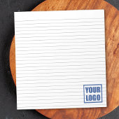 Business Logo Lined Notepad ノートパッド