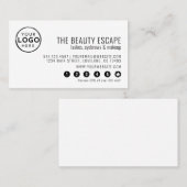 Business Logo Loyalty Card ロイヤリティカード (正面/裏面)