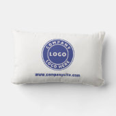 Business Logo Matching Showroomの追企業の加 ランバークッション (裏面)