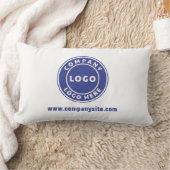 Business Logo Matching Showroomの追企業の加 ランバークッション (ブランケット)