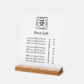 Business Logo | Modern Professional Custom Price  アクリルサイン (傾斜)