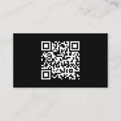 Business Logo Monogram Scannable Website 名刺 (裏面)