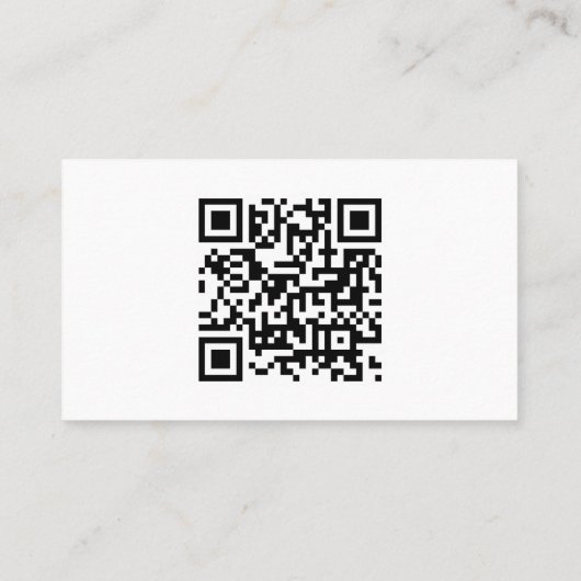 Business Logo Monogram Scannable Website 名刺 (裏面)