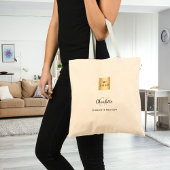 Business logo name monogram トートバッグ