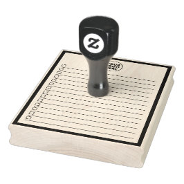 Business Logo Navy Blue To Do List ラバースタンプ