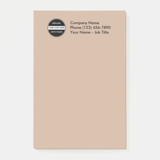 Business Logo Office付箋 ポストイット (正面)