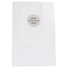 BUSINESS LOGO PACKAGING modern professional ミディアムペーパーバッグ