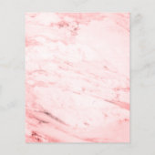 Business Logo Pink Marble Braids Hair 3 Photos  チラシ (裏面)