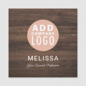 Business Logo Professional Magnetic Staff Custom 名札 (正面)