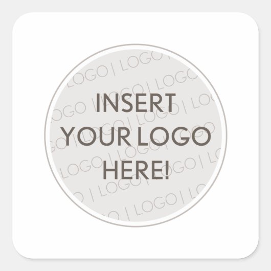 BUSINESS LOGO professional simple modern packaging スクエアシール (正面)