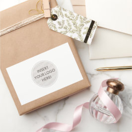 BUSINESS LOGO professional simple modern packaging 長方形シール