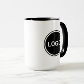 Business Logo Promotional Simple Company マグカップ (正面右)