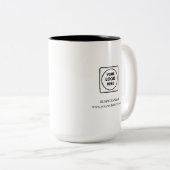 Business Logo Promotional Two Tone Mug ツートーンマグカップ (正面右)