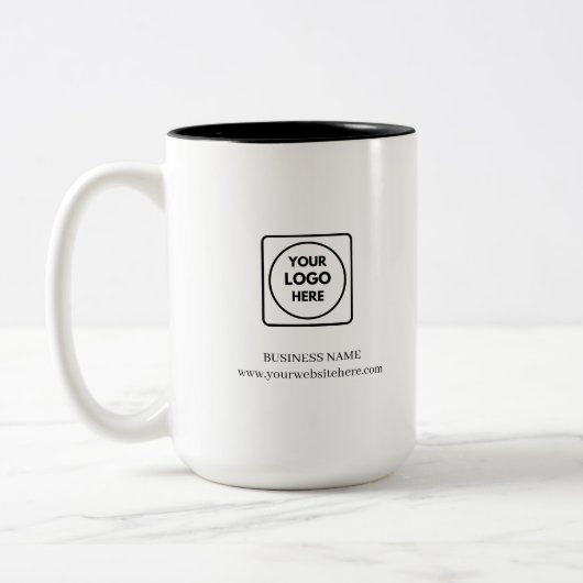 Business Logo Promotional Two Tone Mug ツートーンマグカップ (左)
