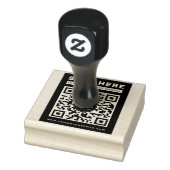 Business Logo Qr Code Scan Me Maintenance Manual ラバースタンプ (スタンプ)