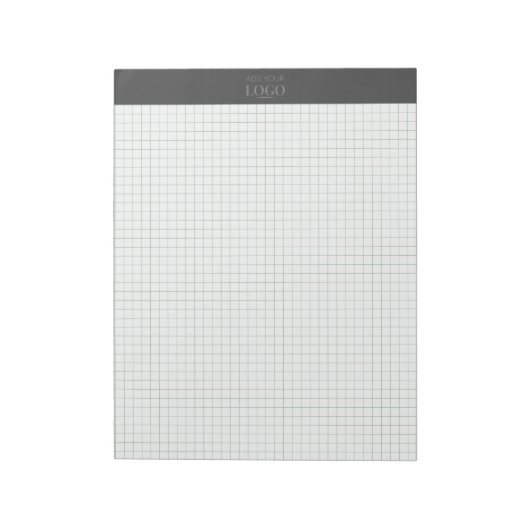 Business Logo Quad Grid Notepad ノートパッド (回転)
