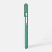 Business Logo & Social Media Teal Promotional iPhone 16ケース (左側面)