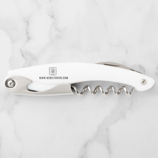 Business Logo Staff Promotional Waiter’s Corkscrew ソムリエナイフ (正面)