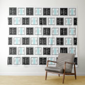 Business Logo Step Repeat Minimalist Backdrop タペストリー (インサイチュ(横))