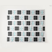 Business Logo Step Repeat Minimalist Backdrop タペストリー (正面(横))