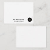 Business Logo Website Employee Note Card ノートカード (正面/裏面)