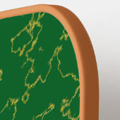 Business logo WEBSITE Green black Promotional ピックルボールラケット (左詳細)