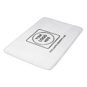 Business Logo & Website Name Branding Bath Mat バスマット (アングル)