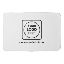 Business Logo & Website Name Branding Bath Mat バスマット