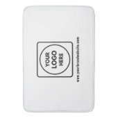 Business Logo & Website Name Branding Bath Mat バスマット (正面縦)