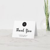 Business Logo Website Thank You Note Card サンキューカード (正面)
