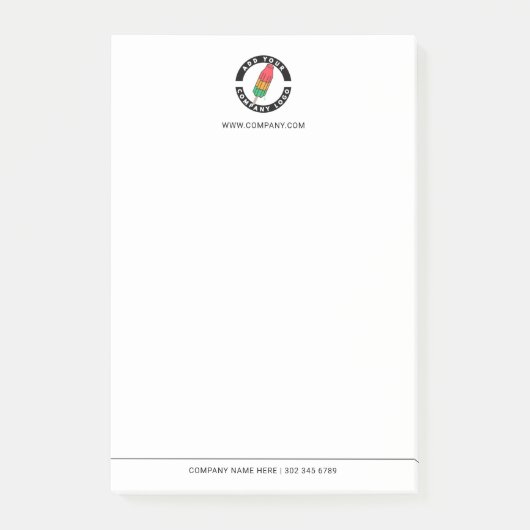 Business Managerカスタム従業員の追加 ポストイット (正面)