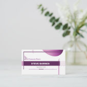 Business Marketerグラフィックスタイリッシュ要素カード 名刺 (スタンド正面)